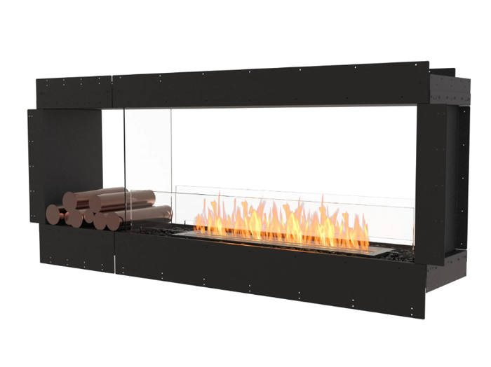 FLEX 68DB BX1 - Bioethanol Double-sided steel Fireplace insert _ EcoSmart Fire